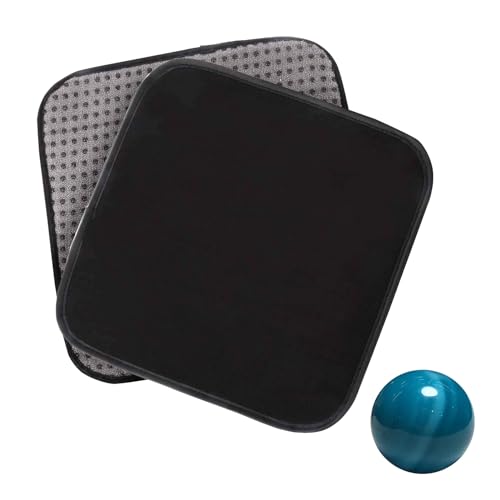 ymkupe Microfiber Bowling Ball Towel 10 Inches x 8 Inches Bowling Shammy Pad with Easy-Grip Dots