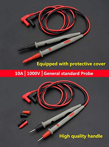 Image of Banana Plug Multimeter Test Leads, 1000V 20A Digital Multi Meter Clamp Tester Probes (2 pcs)