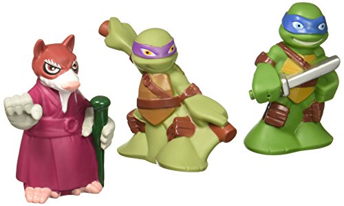 Teenage Mutant Ninja Turtles Pre-Cool Half Shell Heroes Leonardo, Donatello and Splinter Bathtub Squirter Figure (Pack of 3)