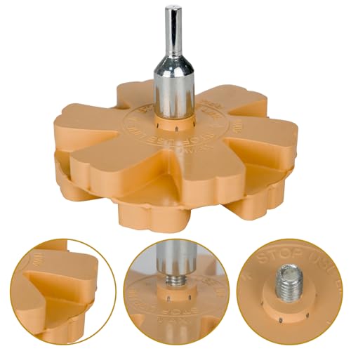Image of 2 Pack 3.5 inch Decal Remover Eraser Wheel Adhesive Remover | with Adapter Rubber Eraser Wheel for Drill Removes Car Decal Vinyl Tape Graphics Pinstripe Sticker Remover