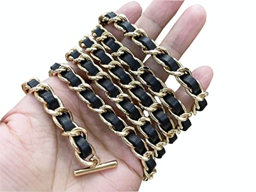 Conversion Kit Real Cowhide Leather Chain+Insert Compatible With Chanel Flap Long Wallet Gift for Her4