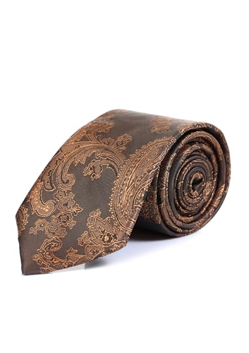 Image of Random Stripe Necktie For Men jacquard Self Drsign Fabric Ties