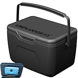 クーラーボックス 小型 強力 保冷剤付き 5L 7L 10L 14L 20L 保冷力 最強 小型 コンパクト 軽量 釣り おしゃれ 人気 安い 可愛い かわいい 一人用 ソロ リットル 座れる ランキング 軽い ハードタイプ ピクニック CHILL POP 黒 ブラック 5.5L 10.5L UNPLUGGED CP アンプラグドキャンプ (黒 5.5L)
