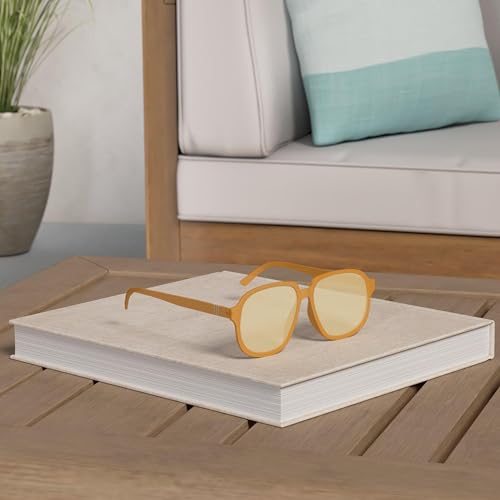 SOJOS Retro Vintage Square Polarized Sunglasses for Women Men 70s 80s Oversized Shades SJ22722