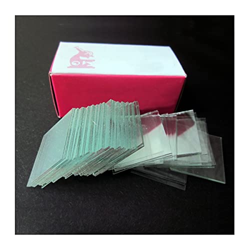 Microscope Microscope Glass Slides Cover Glass Clear Coverslip for Counting Chamber 22 mm * 26 mm