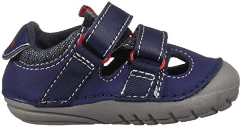 Stride Rite Boys Soft Motion Elijah Fisherman Sandal, Navy, 3 XW US Little Kid | Image 5