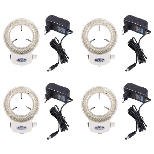 Lampe miniscope anneau LED 144 blanc 6000K réglable pour atelier d'horlogerie