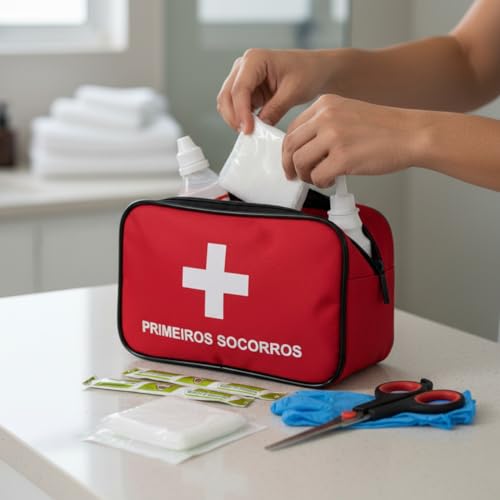 Texmed, Kit Primeiros Socorros Bolsa Mochilas Camping Carro Completo