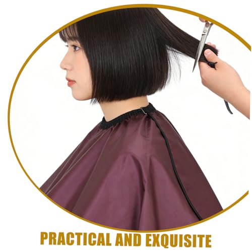 Set capa de corte de cabello Beaupretty con cierre ajustable 3 pcs miniatura 5