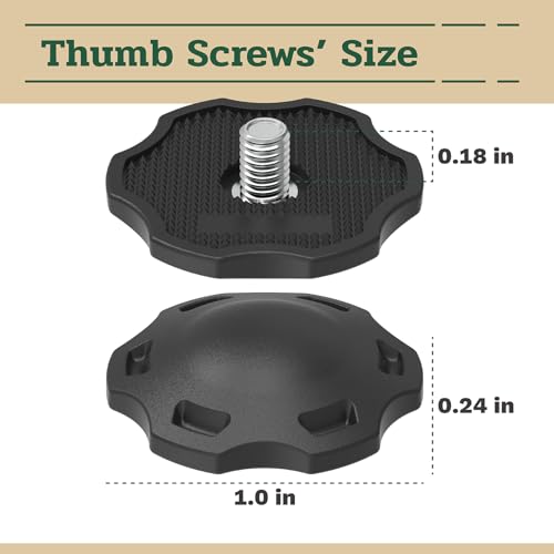 Football Helmet Thumb Screws Compatible with Riddell SpeedFlex Football Helmet, Reduce Head Injuries, for Riddell Speedflex Helmet Accessories, Youth Football Chin Strap Thumb Screws - 4 Pack - Thumbnail 2