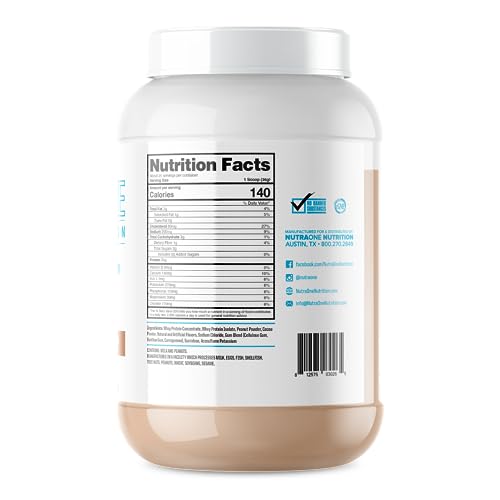 NutraOne ProteinOne Whey Protein Promote Recovery and Build Muscle with a Protein Shake Powder for Men & Women (Chocolate PB Cup - 2 LB) - Thumbnail 3