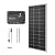 Renogy 100 Watt 12 Volt Solar Panel Starter Kit with 100W Monocrystalline Solar Panel + 30A PWM Charge Controller + Adaptor Kit + Tray Cables + Mounting Z Brackets for RV Boats Trailer Off-Grid System