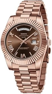 NIBOSI Men Watches Analog Quartz Stainless Steel Watches for men Waterproof Business Classic Desiger Wrist Watch Day&Date