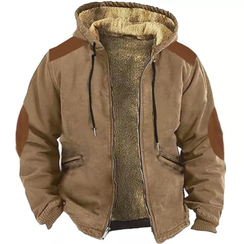 Chaqueta con cierre para hombre con forro Sherpa miniatura 1