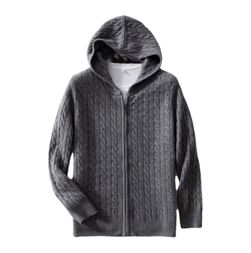 Pull épais tricoté pour homme à capuche | Style décontracté chic