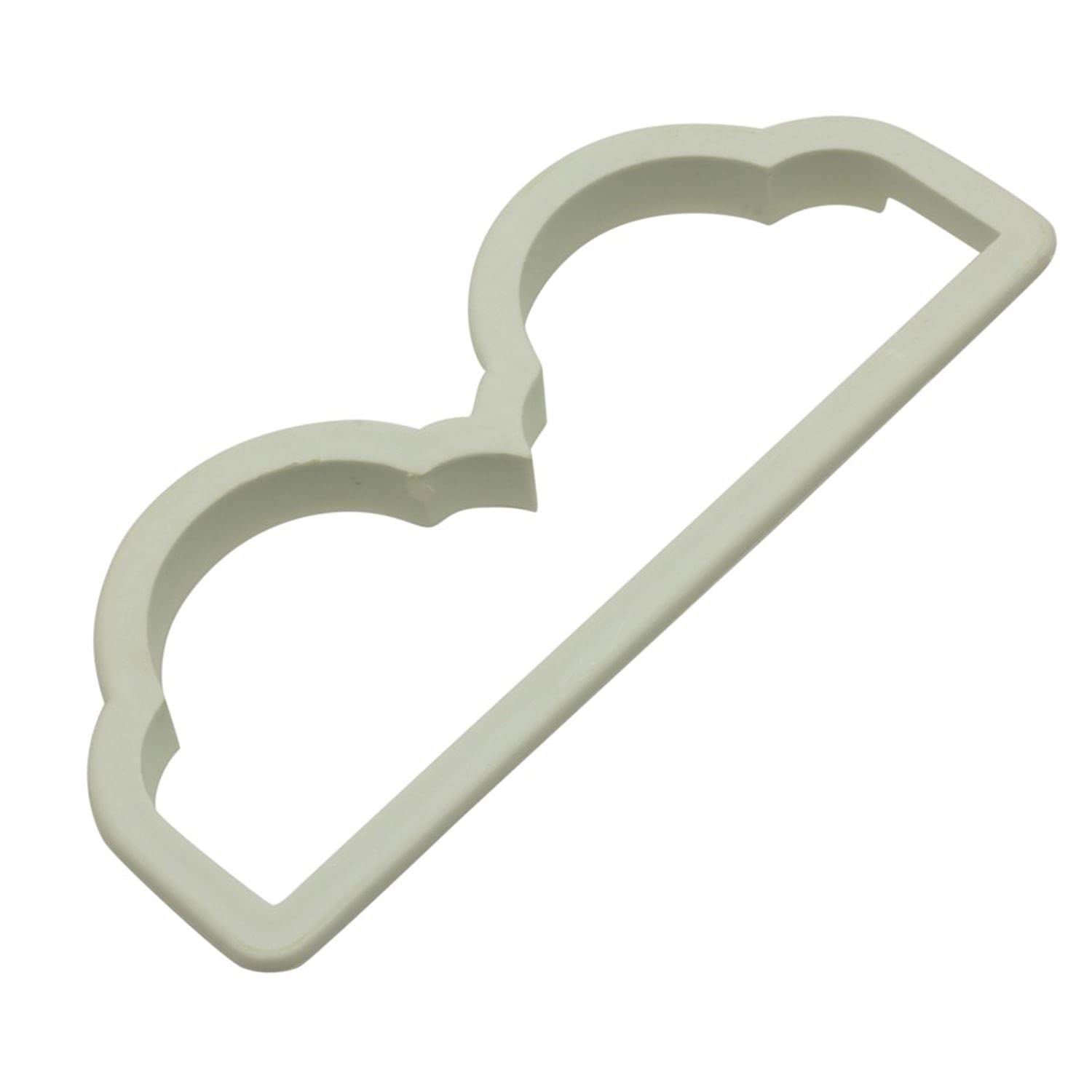Yolli White Broderie Anglaise (Crinoline) Frill Cutter For Cake Edges - 1 Pack