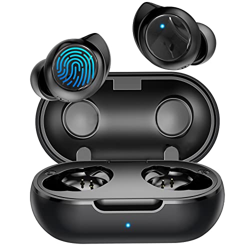 Auriculares Inalámbricos Bluetooth, 2025 Cascos Bluetooth 5.3 in Ear con 4 HD Mics, Auriculares Inalambricos HiFi Estéreo con 36 H de Reproducción, Control Táctil, IPX6 USB-C para iPhone iOS Android