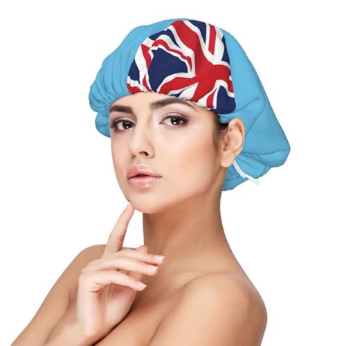 ZQYTGFDC Fidschi-Flagge, weiche Schlafmütze, geeignet für den täglichen Schlaf & sanft zu allen Frisuren. schwarz