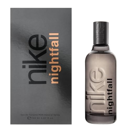 NIKE - Nightfall Man 150 ml, Colonia Hombre, Perfume Formato Líquido, Eau de Toilette Natural y Masculina, Aroma de Floral Frutal, Fragancia Fresca y de Larga Duración