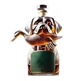 ❥【Vetro di qualità premium】: realizzato in vetro di alta qualità, questo decanter for whisky non solo mette in mostra i tuoi liquori preferiti, ma garantisce anche durata e chiarezza for una presentazione elegante.