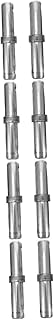 Uonlytech 8 Pcs Connecting Rod Scaffolding Supplies Scaffolding Spring Retainers Metal Coupling Metal Scaffolding Coupling Pin Hardwares Accessories Scaffolding Supplies Part Silver Tool