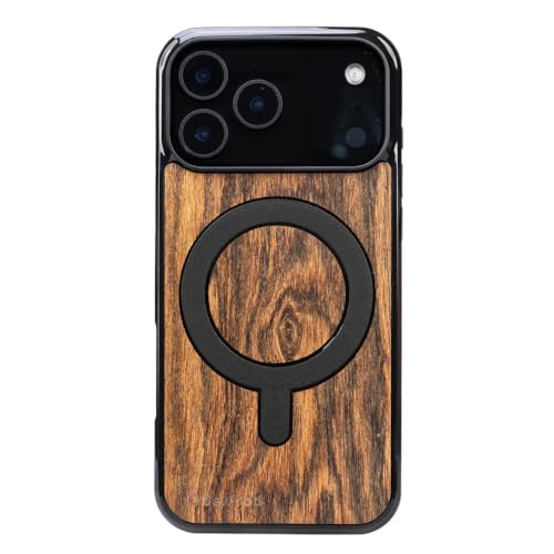 Coque en bois iPhone 17 Pro Max Bocote protège avec MagSafe