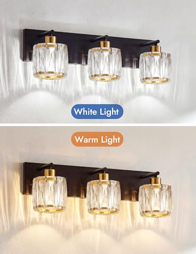 VOLISUN 3-Light K9 Crystal Bathroom Vanity Light Fixture $22.19 + Free Shipping w/ Prime or on $35+ + 68% Off Code PPFKD0YC Prime - image 5