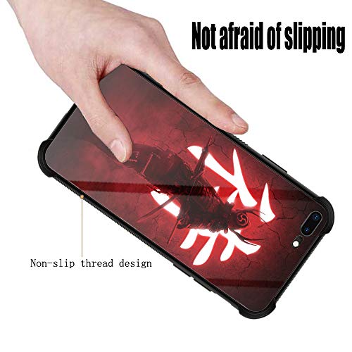 Tnxee Iphone 8/Se 2022 Case,Japanese Samurai Iphone 7/Se 2020 Cases For Boys/Men,Fashoin Design Four Corners Shock Absorption Non-Slip Stripe Soft Tpu Bumper Frame Case For Iphone Se3/7/8 4.7 Inch #TOP3