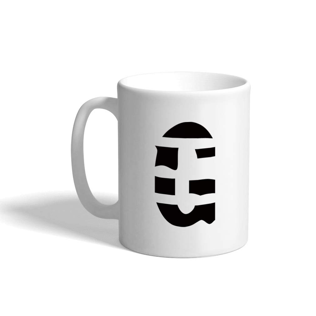 Custom Funny Coffee Mug Coffee Cup"G" Jailbird Initial Monogram Letter G White Ceramic Tea Cup 11 OZ Design Only