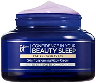IT Cosmetics Confidence in Your Beauty Sleep Night Cream - Anti-Aging Face Moisturizer, Ceramides & Hyaluronic Acid, Visibly Improves Fine Lines, Wrinkles, Dryness, Dullness & Loss of Firmness