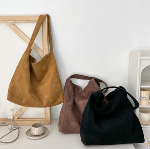 Bolso Hobo Mujer de Ante Estilo Slouchy miniatura 7