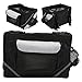 Detachable Dog Bag Front Carrier Basket for Small to Medium Pets Travel Durable Oxford Cloth Material with Handlebar Adapter