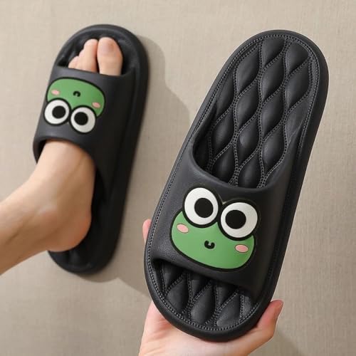 Cute Frog Slippers Women Men House Slides Preppy Slipper Kawaii Animal Slipper Comfy Shower Sandals Bathroom Shoes Slip on Indoor Outdoor Slipper Home Slipper Creative Gifts3