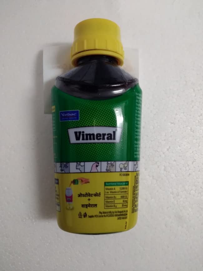 Vimeral 60 ml - Liquid Supplement of Vitamins for Cattle and Poultry Feeding - Pack of 3 (B0BPGVRGYJ) Amazon Price History, Amazon Price Tracker