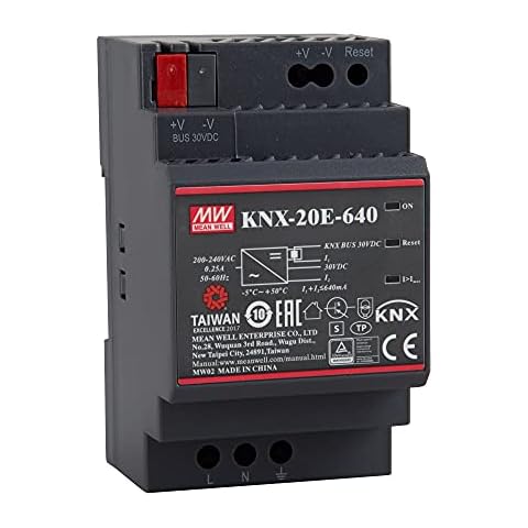 Meanwell KNX-20E-640 Power Supply with Integrated Throttle KNX Power Supply 19.2 W 640 mA 30 V Cover