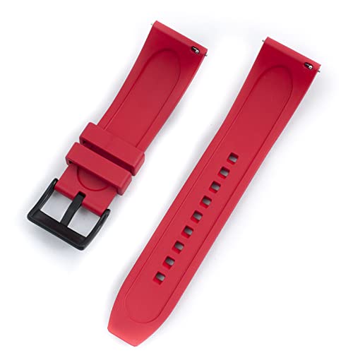 Image of StrapHabit Quick Release Rubber Watch Strap Band FKM 20mm 22mm 24mm