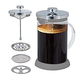 Genuss: Mit dem Kaffeeaufbrüher jeden Tag aromatischen Kaffee oder Tee genießen - Graue Variante