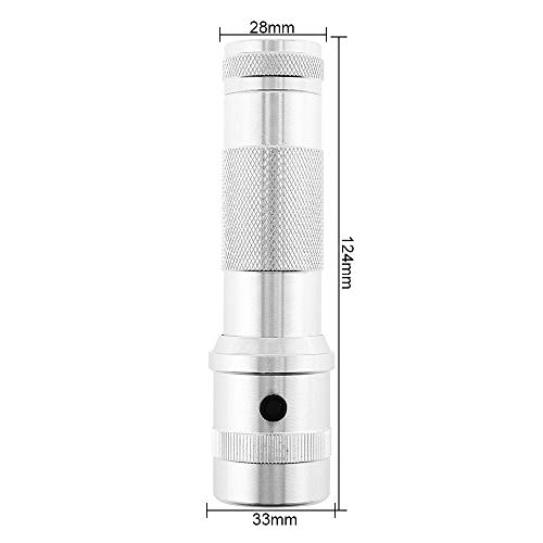 Securitying 10 Color In 1 Led Flashlight, Rgb Color Changing Aluminium Alloy Edison Multicolor Led Torch For Halloween, Daily Lighting, Camping, Hiking, Hunting, Fishing, Backpacking, Gifts (Silver) #TOP3