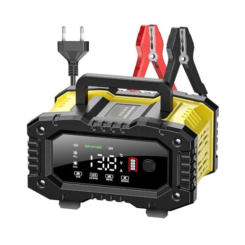 Chargeur de batterie de voiture 12V 10A lithium AGM EFB gel moto et camion