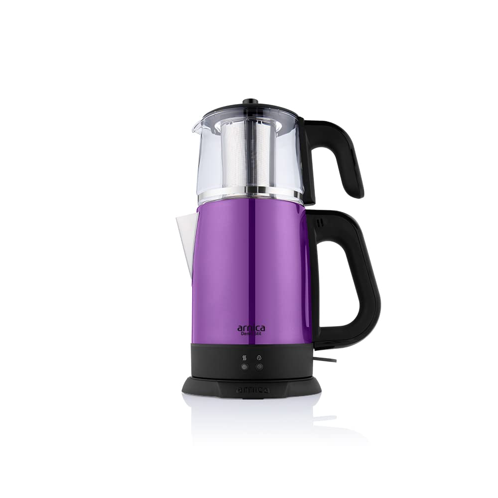 arnica IH33202 Demli Stil Mor Cam Çay Makinesi