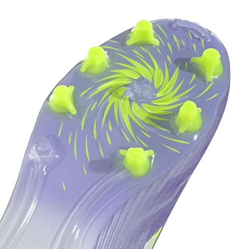 adidas Damen F50 SPARKFUSION League W Mid Firm Artificial Ground Football Boots Fußballschuhe, Violet Tone/Lucid Lemon/Purple Rush, 40 EU
