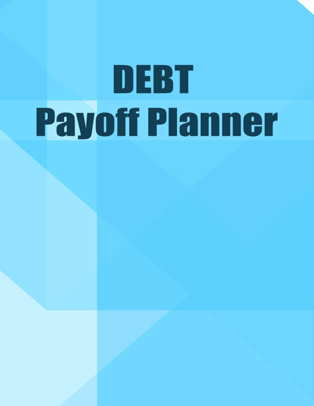 Debt Payoff Planner: Business Monthly Budget Planner, Personal, Paying debts Logbook, debt payment tracker, log book payoff organizer planner paying Basic | 8.5" X 11" | 120 Pages