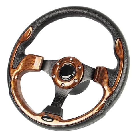 YEHICY 12.5" Wood Grain Steering Wheel Cover