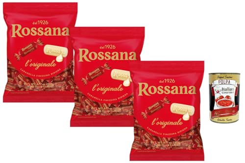 Bonbons Rossana L'Originale lot de 3 sachets de 175g avec pulpe de tomate Italian Gourmet