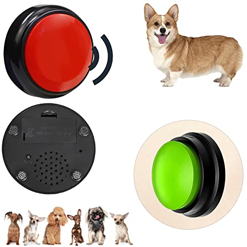 Botão de gravação de voz, botões de cachorro para comunicação de treinamento de animais de estimação