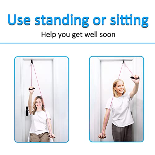 Image of Shoulder Pulley Over The Door Physical Therapy System, Exercise Pulley, Alleviate Shoulder Pain and Facilitate Recovery from Surgery