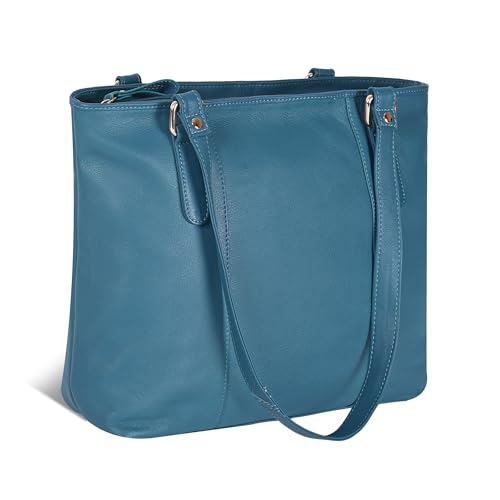 Image of Leather Purse For Women - Real Leather Tote For Women - Ladies Shoulder Handbag For Work, Travel, Casual Use