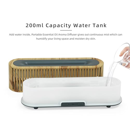 Humidificador y Difusor de Aceite Esencial 2 en 1 Negro miniatura 4