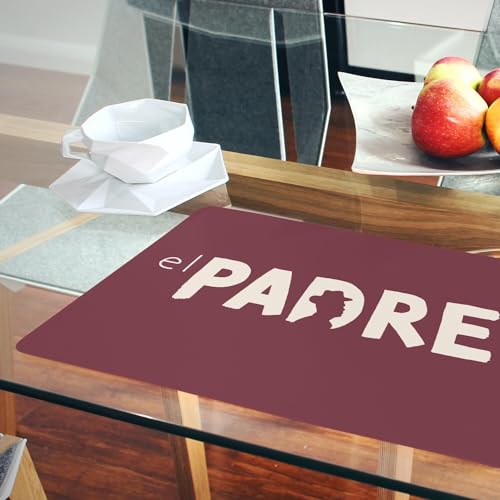 Napperons souples en liège rouge lot de 4 pour protéger votre table - 6