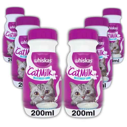 Kitten Cat Milk Bottle Multipack - For Kittens from 6 weeks old to Adult Cats (6x200ml)